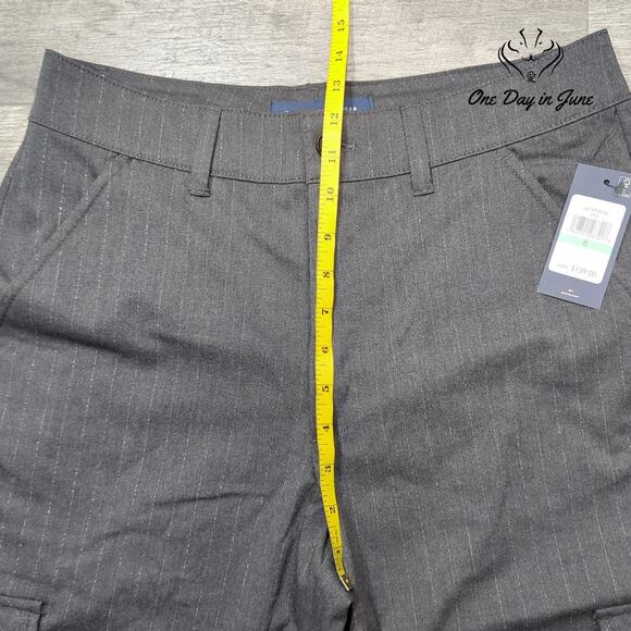 Tommy Hilfiger Striped Wide Leg Cargo Pants Size 8 - Picture 4 of 6